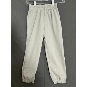 Champro Youth Size M Baseball Pants Grey Elastic Waist & Hem New with Tags